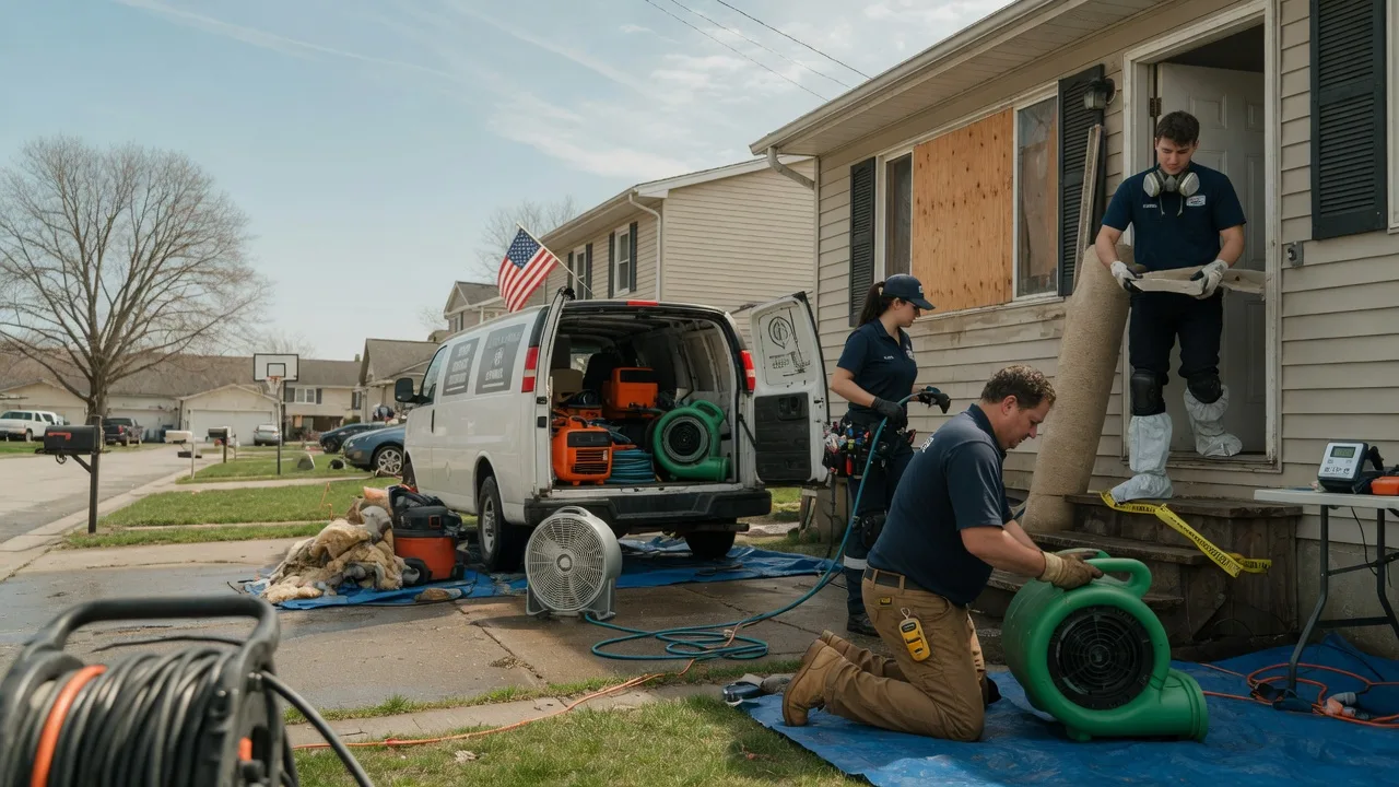 Water Damage Restoration in Beaverville, IL near me